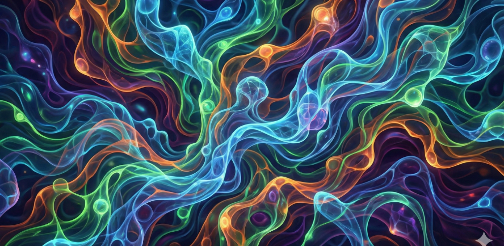 Abstract image created by Nano Banana Pro in response to the prompt to create an abstact image in the theme of this post&rsquo;s title